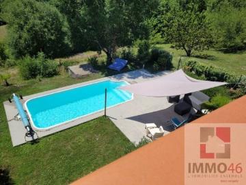 Maison 4 chambres avec piscine 155m² Fontanes Du Causse