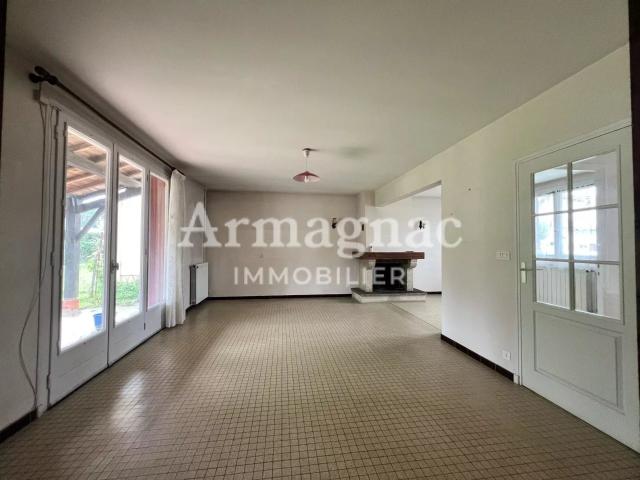 Maison 4 chambres et jardin 105m² Eauze