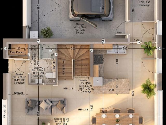 Maison 4 pièces 103 m²