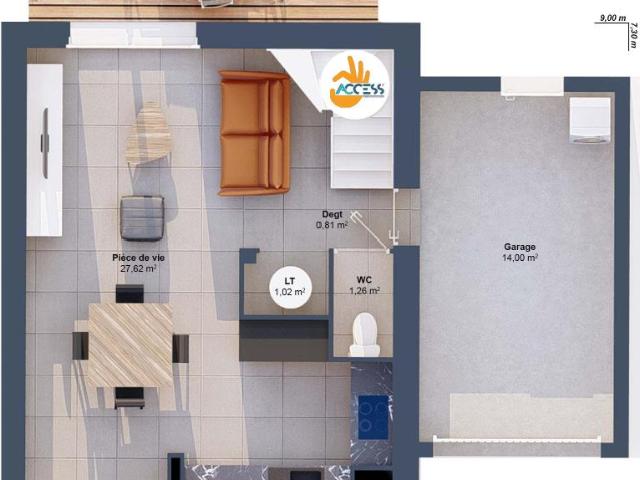 Maison 4 pièces 60 m2