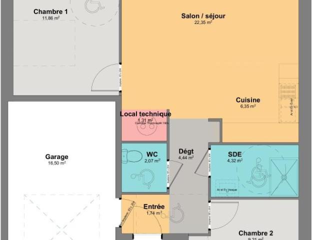 Maison 4 pièces 64 m2