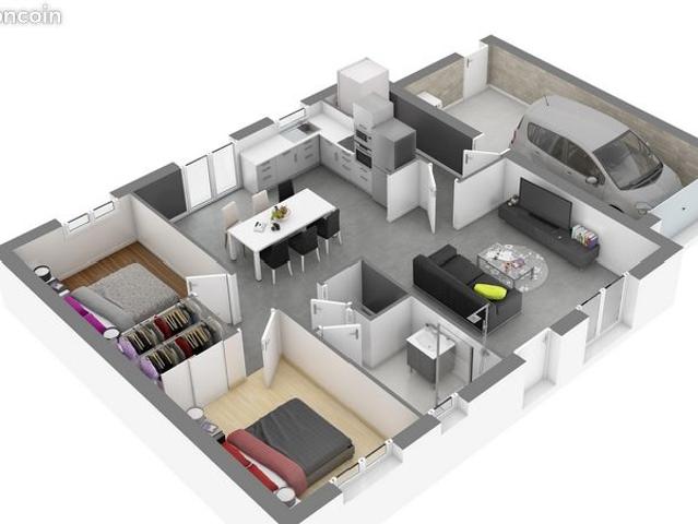 Maison 4 pièces 70 m²