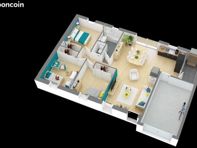Maison 4 pièces 75 m²