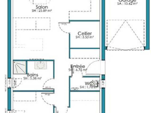 Maison 4 pièces 75 m²