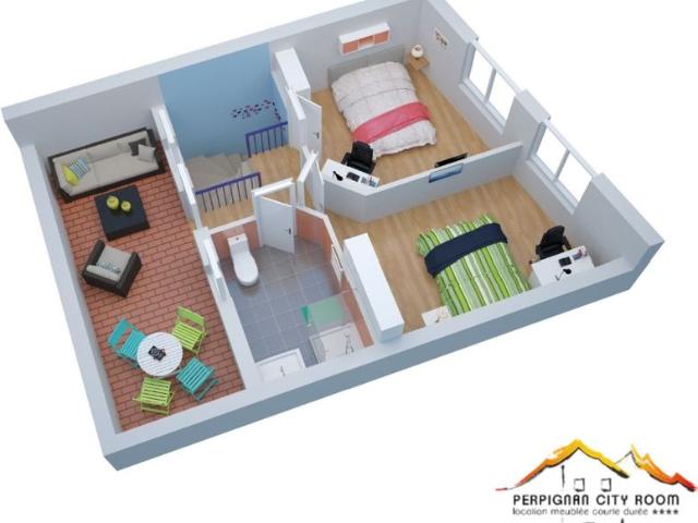 Maison 4 pièces, 75 m² à louer à Perpignan 66000