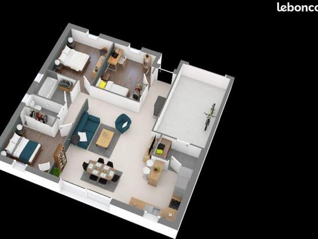 Maison 4 pièces 80 m²