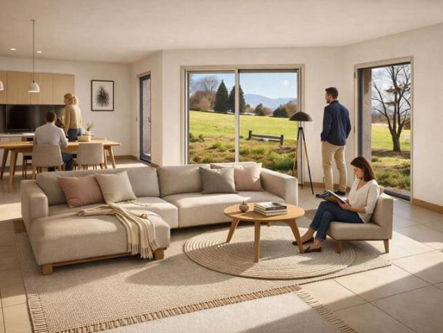 Projet de construction d'une maison de 85m2 avec terrain à SAINT UZE 26