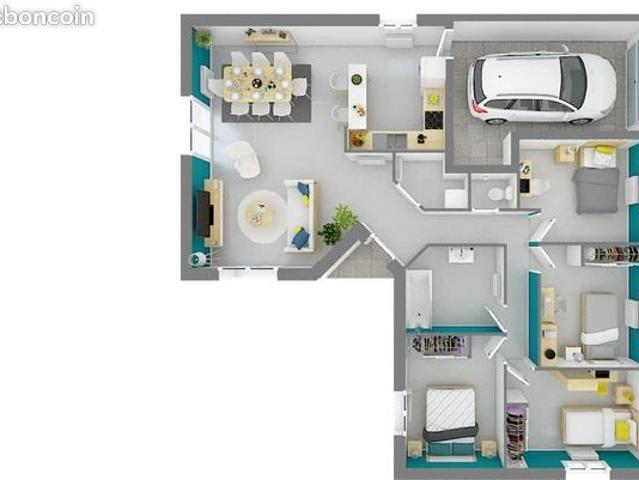 Maison 4 pièces 89 m²