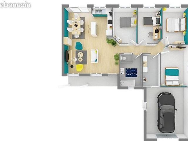 Maison 4 pièces 89 m²