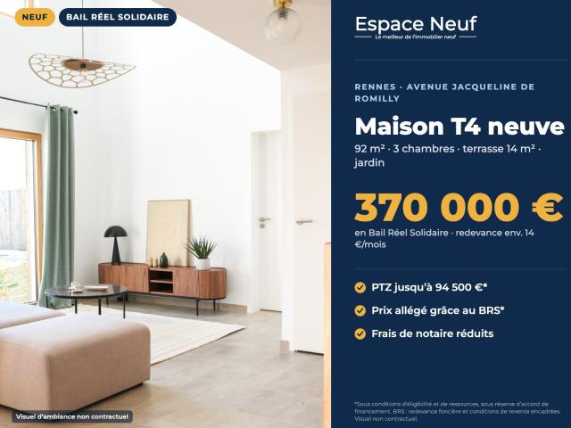 Maison 4 pièces 92 m²