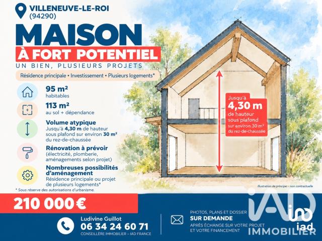 Maison 4 pièces 95 m²