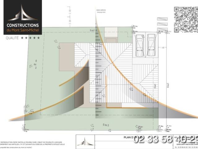 Granville projet maison neuve T6 sur terrain de 512m2