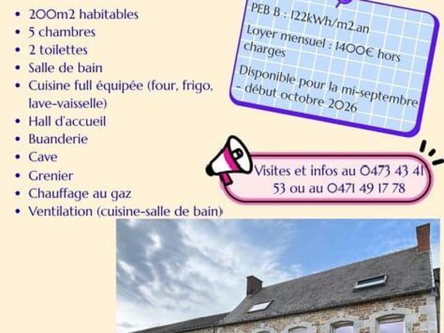 Maison 5 ch. rénovée, cachet assuré, EPC B