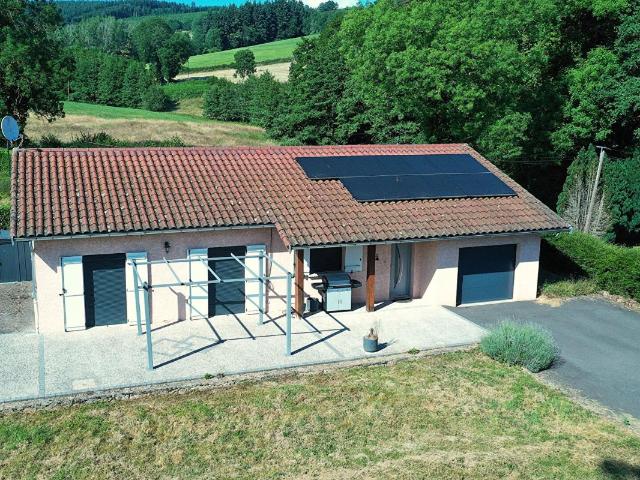 Villa de plain pied sur terrain plat