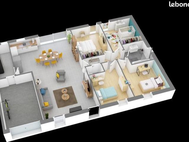 Maison 5 pièces 104 m²