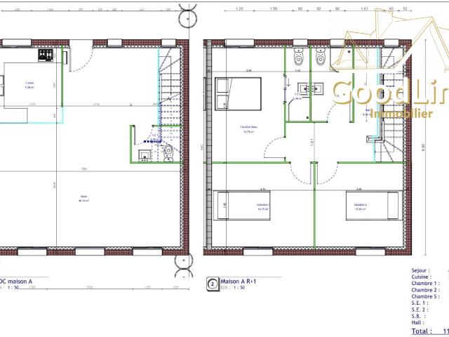 Maison 5 pièces 117 m²