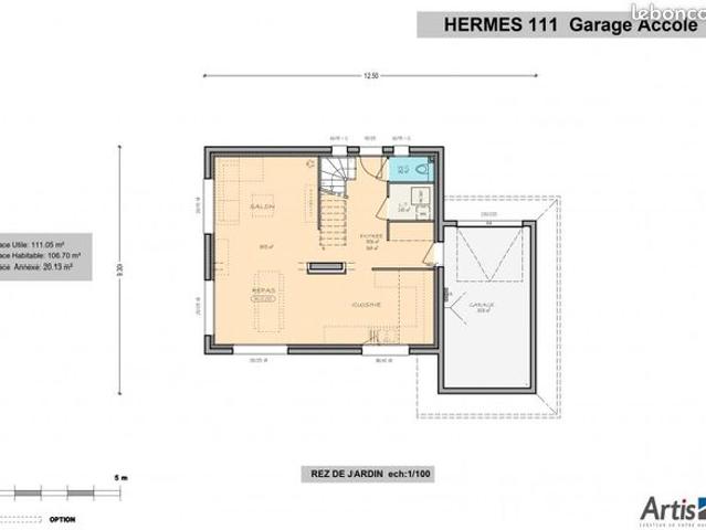 Maison 5 pièces 111 m²