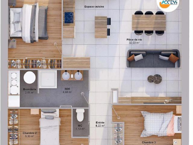Maison 5 pièces 74 m2