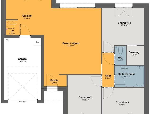 Maison 5 pièces 79 m2