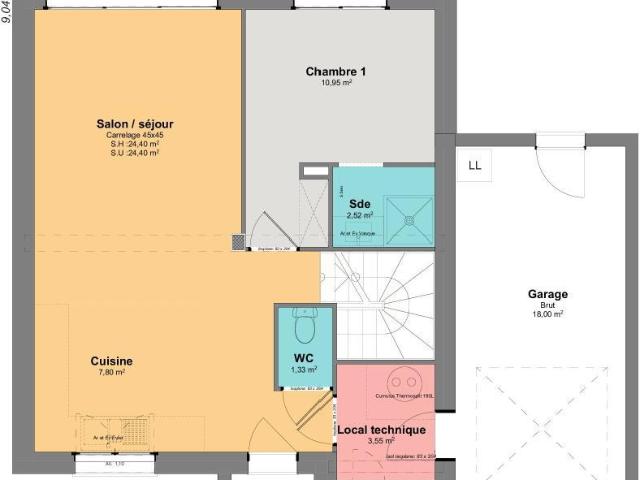 Maison 5 pièces 82 m2