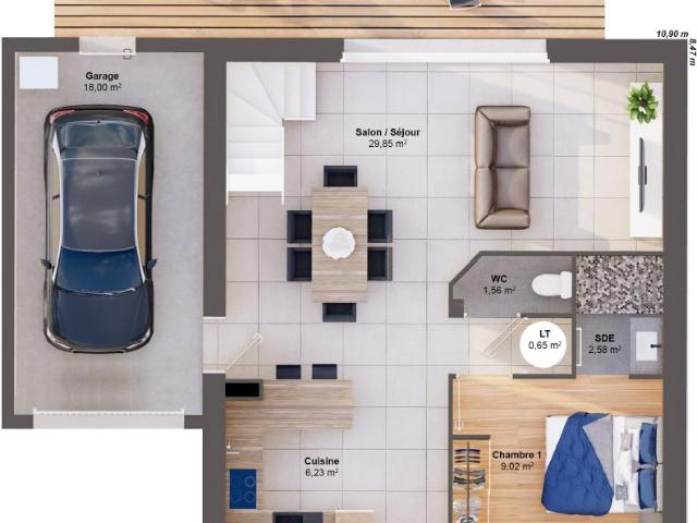Maison 5 pièces 83 m2