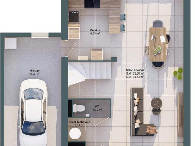 Maison 5 pièces 84 m2