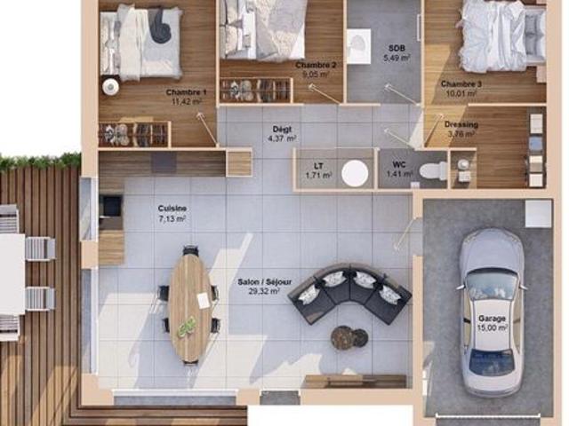 Maison 5 pièces 84 m²