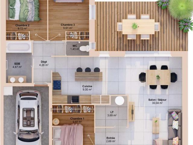 Maison 5 pièces 85 m2