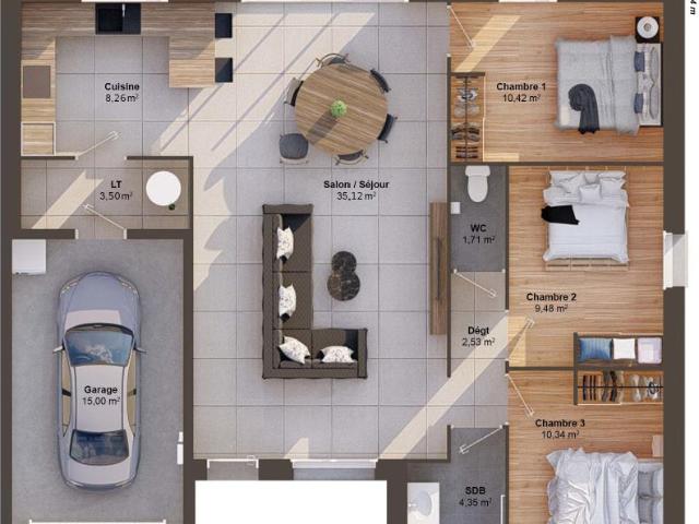 Maison 5 pièces 86 m2