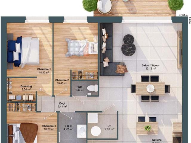 Maison 5 pièces 87 m2