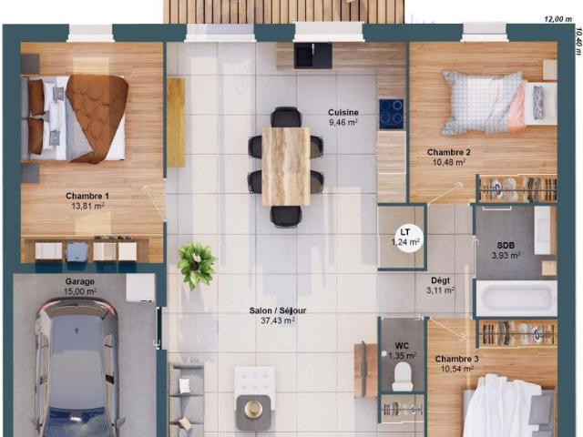 Maison 5 pièces 91 m2
