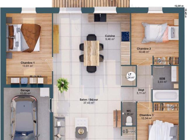 Maison 5 pièces 91 m2