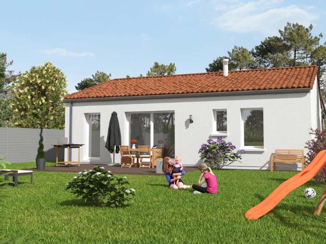 Maison 68] m² 2 chambres + Terrain de 508 m² à loulay
