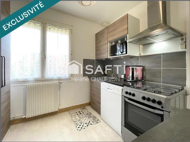 Maison 68m² sur sous sol total, 3 chambres, jardin 540m²