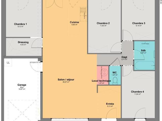 Maison 6 pièces 102 m2