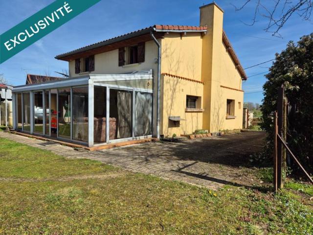 Maison 6 pieces, 129m2, grand terrain
