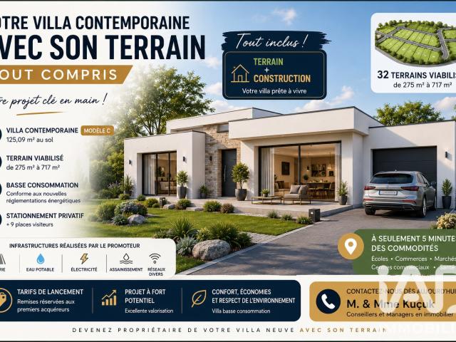Maison 6 pièces 125 m²