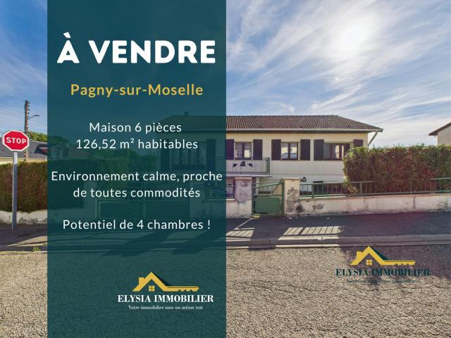 Maison 6 pièces 126 m2 PAGNY SUR MOSELLE 54530