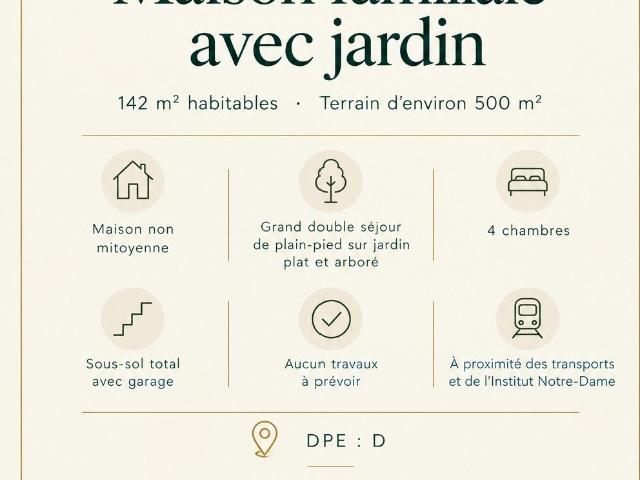 Maison 6 pièces 142 m²