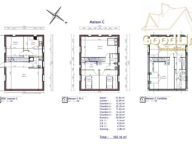 Maison 6 pièces 165 m²