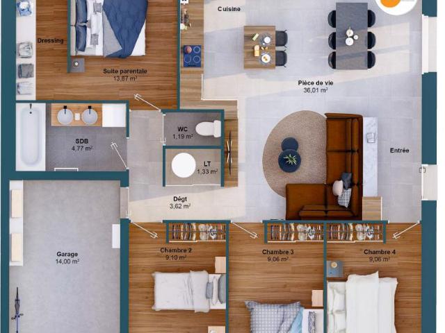 Maison 6 pièces 88 m2