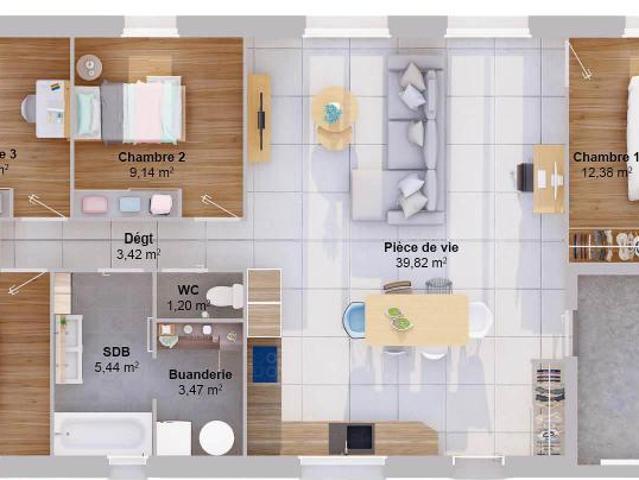 Maison 6 pièces 97 m2