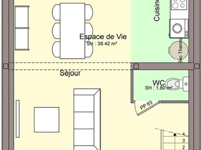 Maison 76.8 m² avec terrain à LA HAIE FOUASSIERE 44