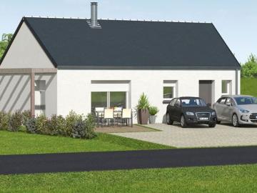 Maison 77.64 m² avec terrain à MAUVES SUR LOIRE 44