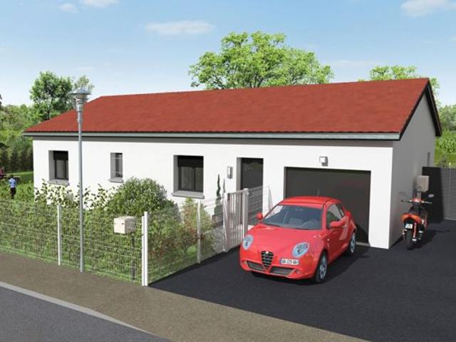 Maison 85.2 m² avec terrain à CHARVIEU CHAVAGNEUX 38