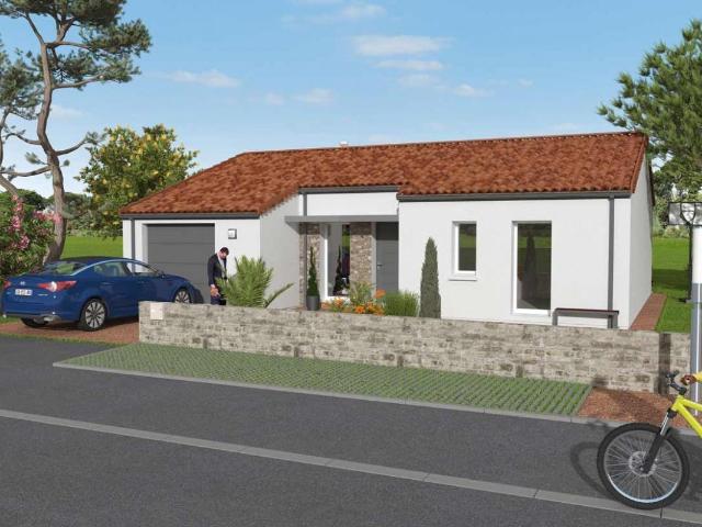 Maison 88 m² 5 pièces + Terrain de 314 m² à Brétignolles sur Mer