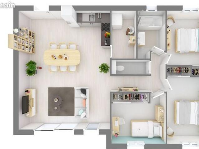 Maison 88 m² avec terrain à NANS LES PINS 83