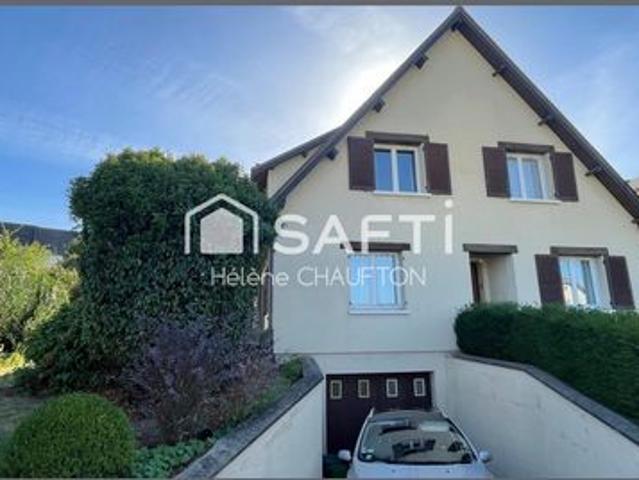 Maison 8 chambres de 175 m² sur sous sol total et jardin de 870m² centre de VERNON