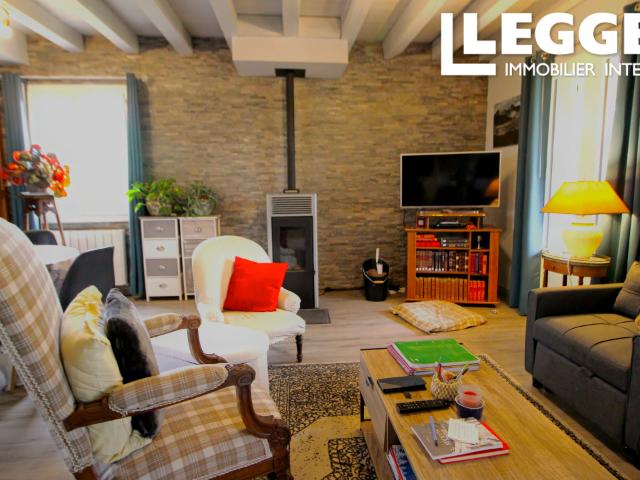 Maison 90 m² avec 3 chambres, vue vallée, terrain piscinable au calme
