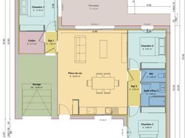 Maison 90 m² Forges